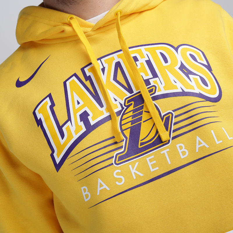мужская желтая толстовка Nike NBA Los Angeles Lakers BV0933-741 - цена, описание, фото 2